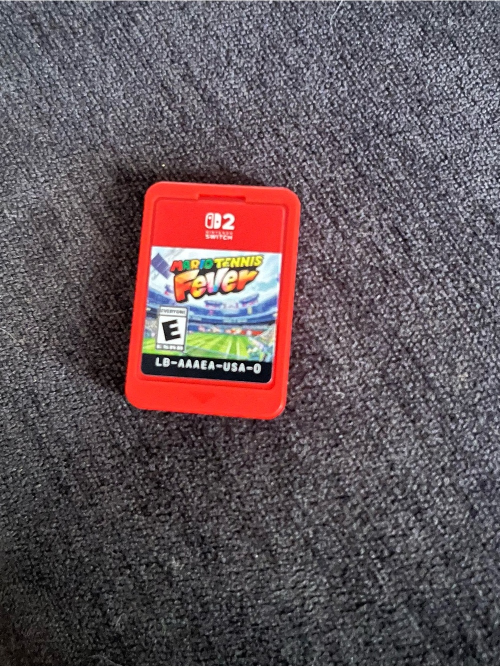 Barely used Nintendo Switch 2 Mario Tennis Fever Game Cartridge